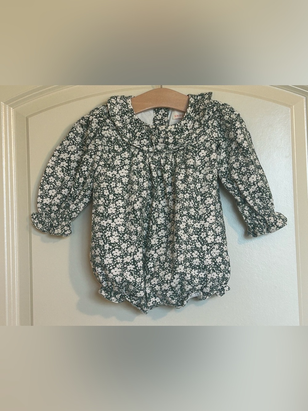 6M Smockingbird Ruffle Bubble Romper